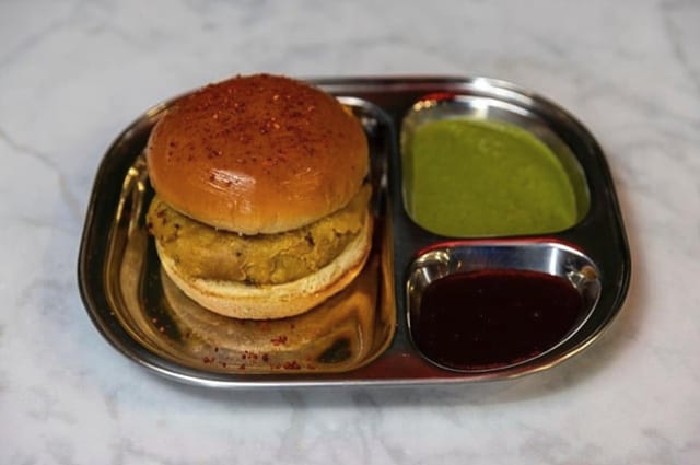 Samosa Smash Sandwich 50% OFF - Thursday.